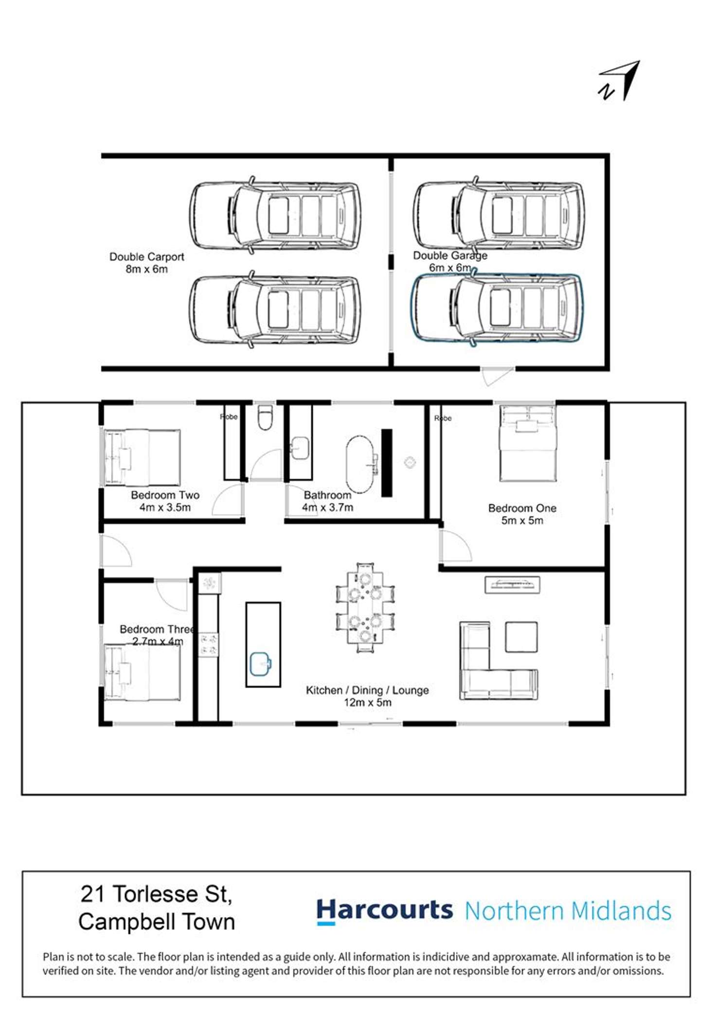 Floorplan of Homely house listing, 21 Torlesse Street, Campbell Town TAS 7210