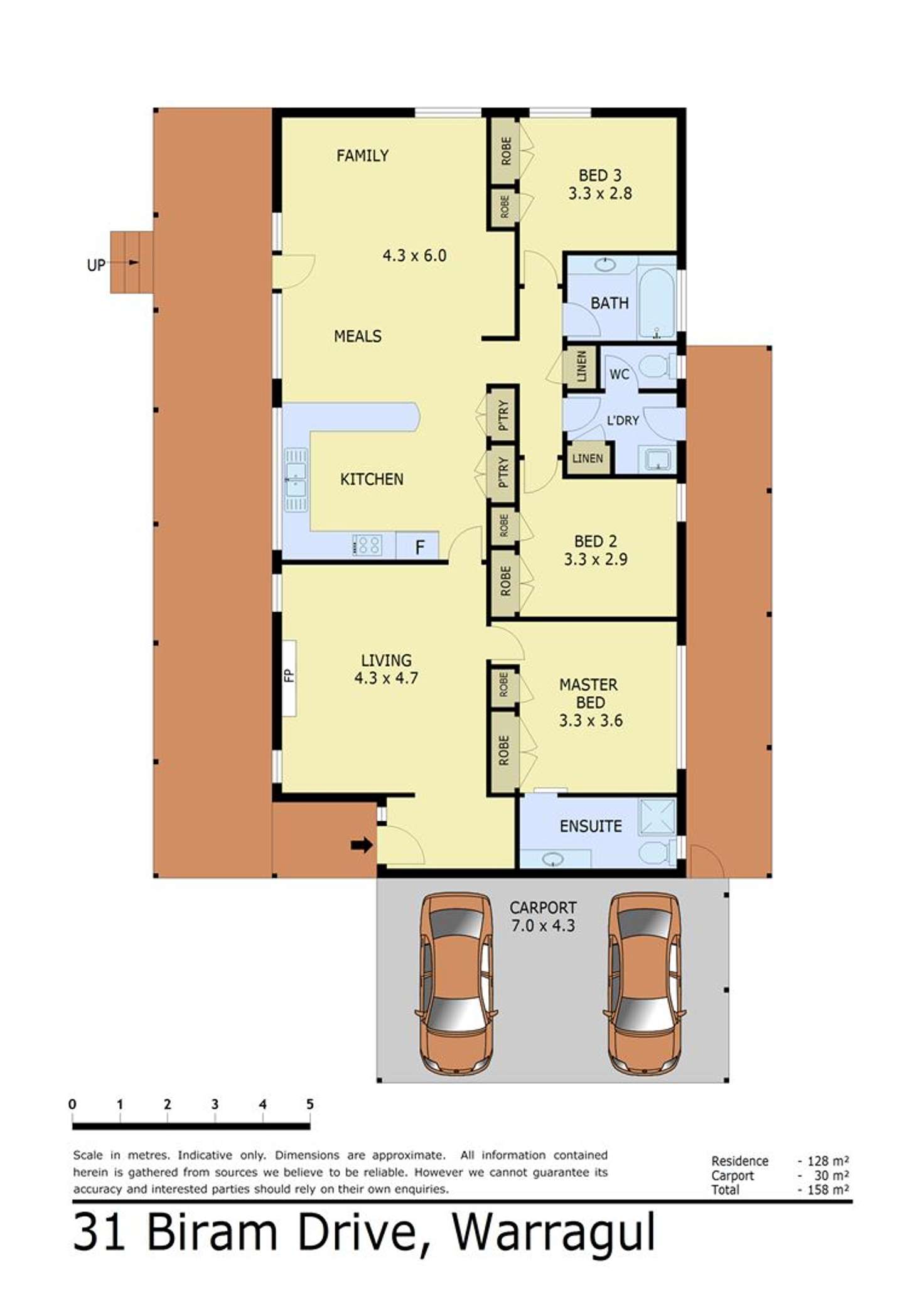 Floorplan of Homely house listing, 31 Biram Drive, Warragul VIC 3820