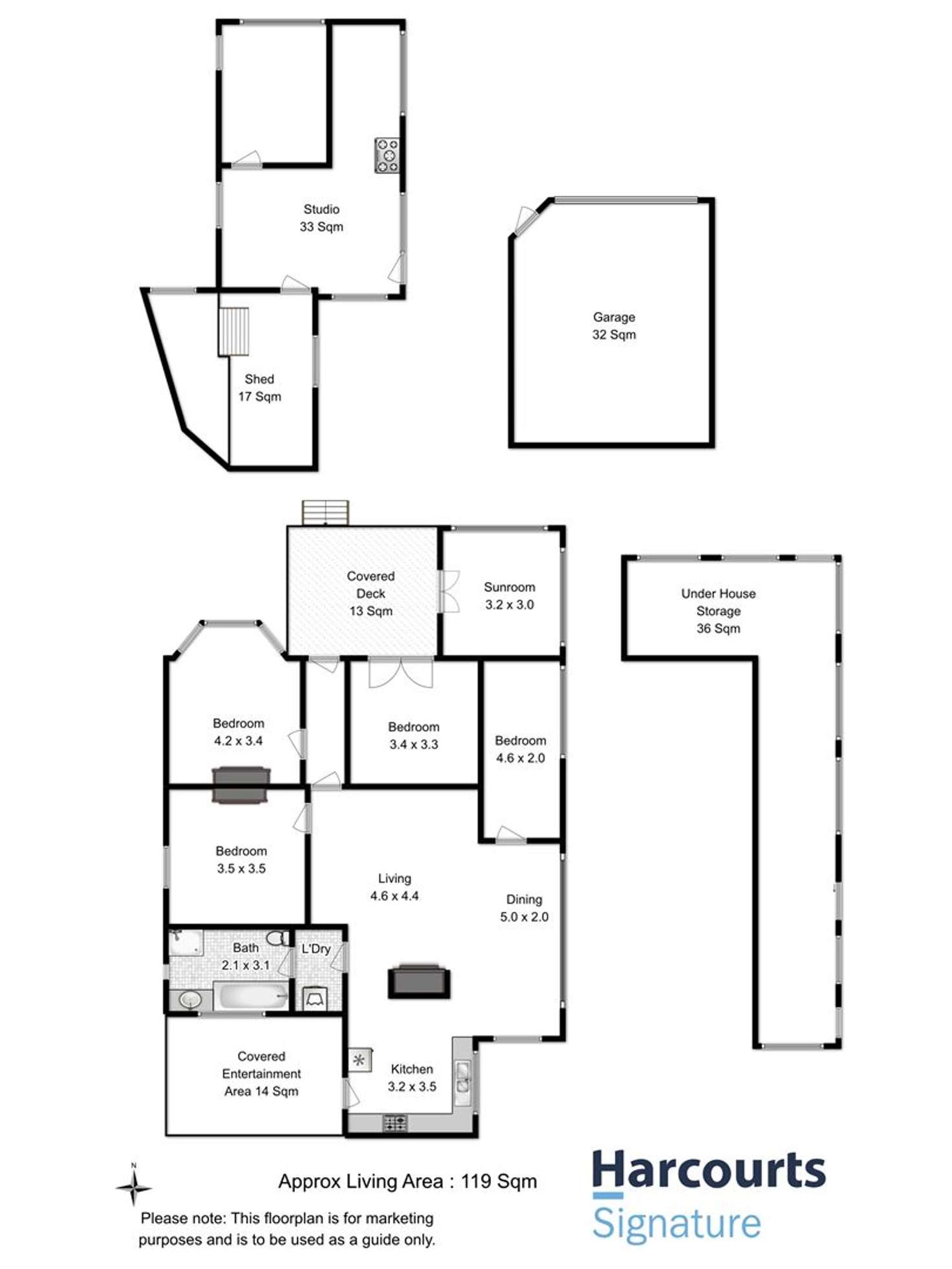 Floorplan of Homely house listing, 93 Brushy Creek Road, Lenah Valley TAS 7008