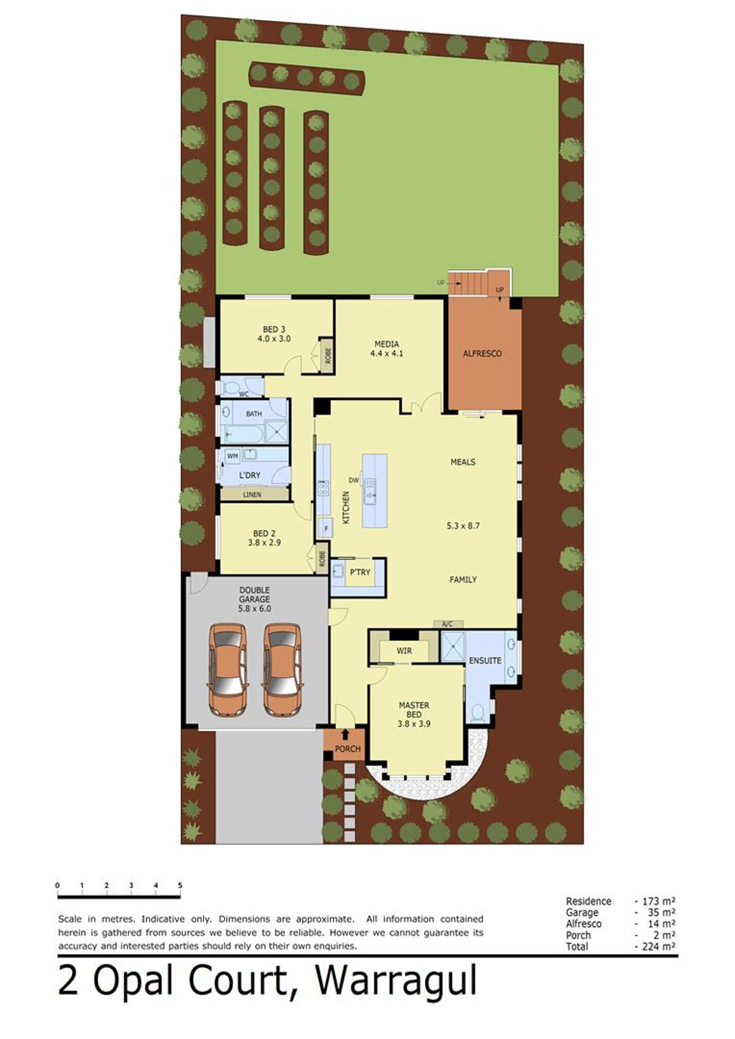 Floorplan of Homely house listing, 2 Opal Court, Warragul VIC 3820