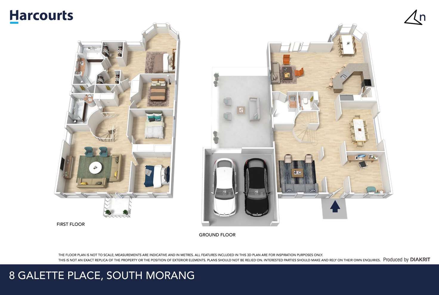 Floorplan of Homely house listing, 8 Galette Place, South Morang VIC 3752