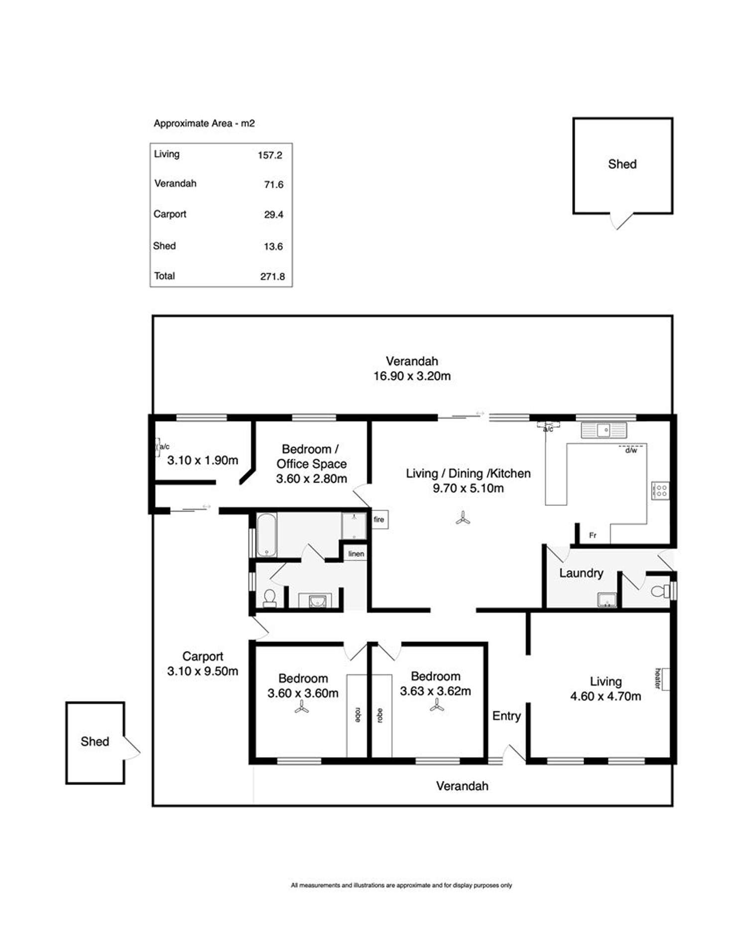 Floorplan of Homely house listing, 27 Pridham Bouelvard, Aldinga Beach SA 5173