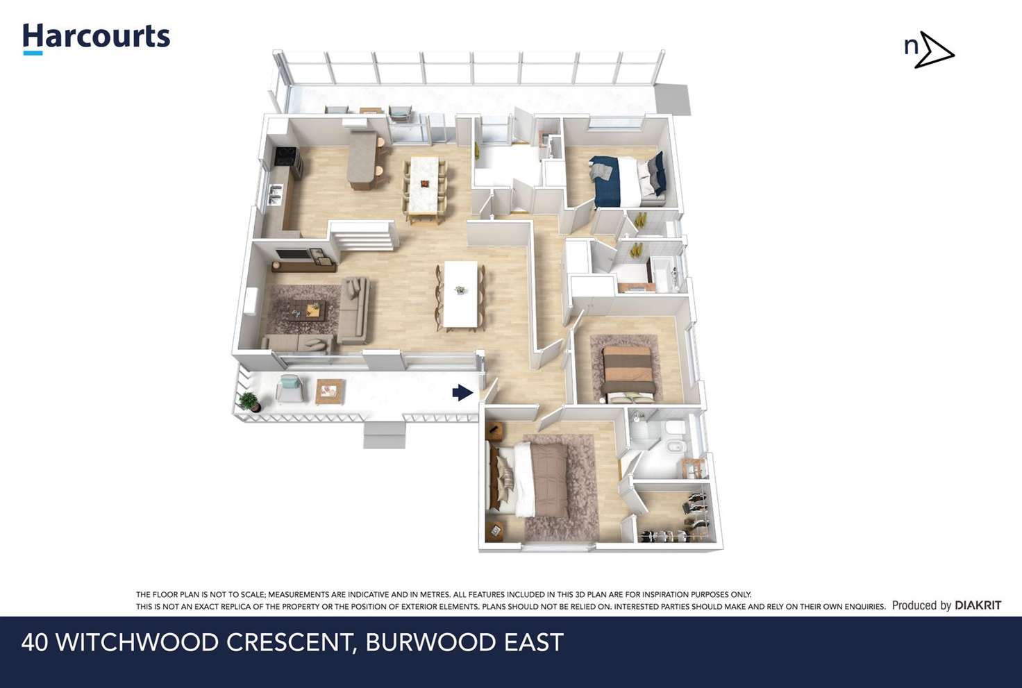 Floorplan of Homely house listing, 40 Witchwood Cres, Burwood East VIC 3151