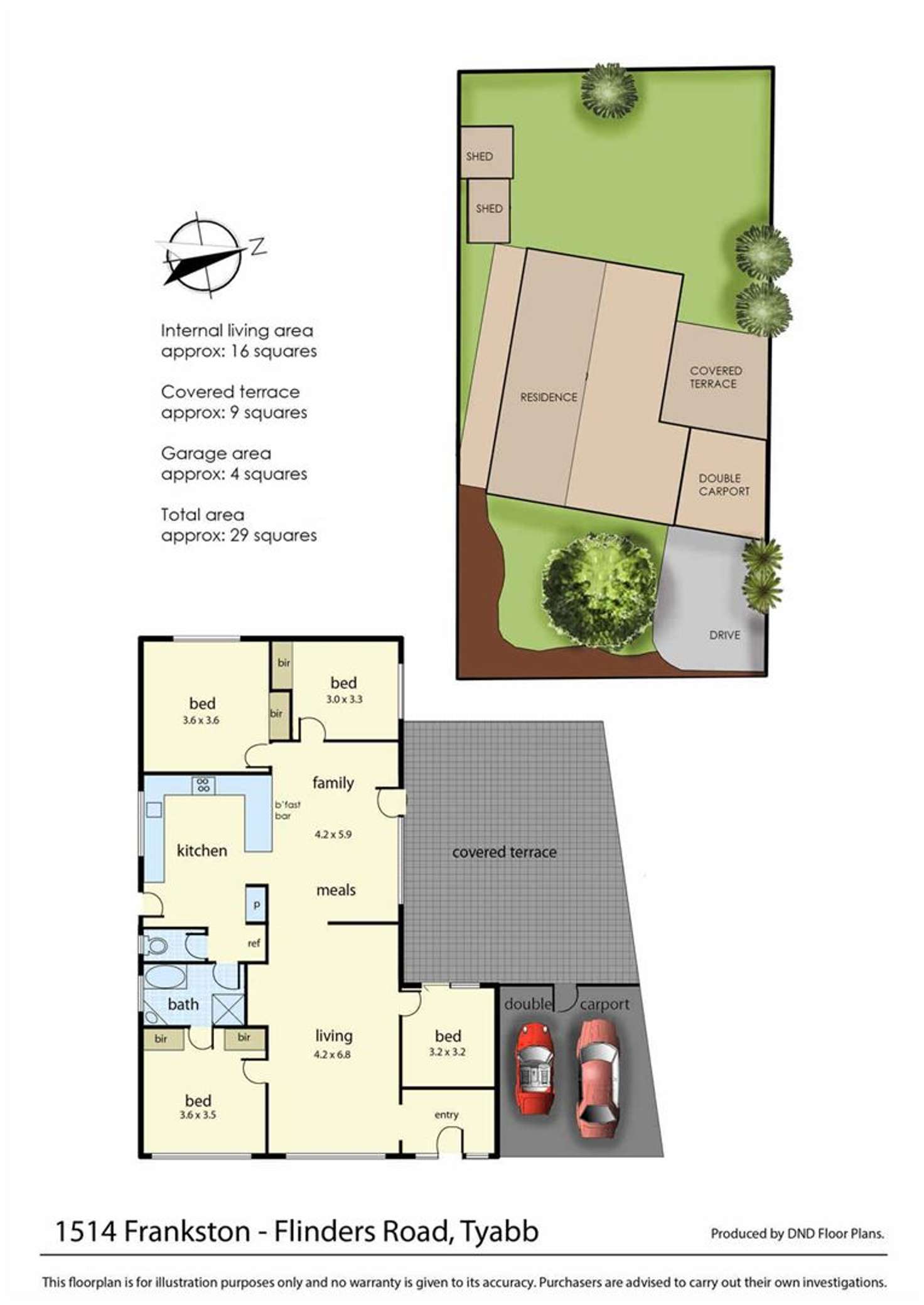 Floorplan of Homely house listing, 1514 Frankston-Flinders Road, Tyabb VIC 3913