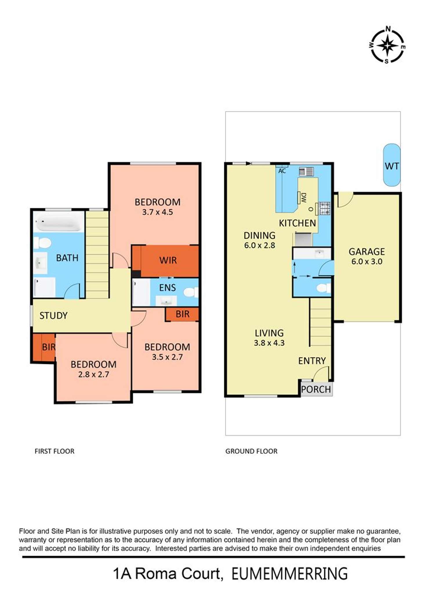 Floorplan of Homely townhouse listing, 1-3/65 Doveton Avenue, Eumemmerring VIC 3177