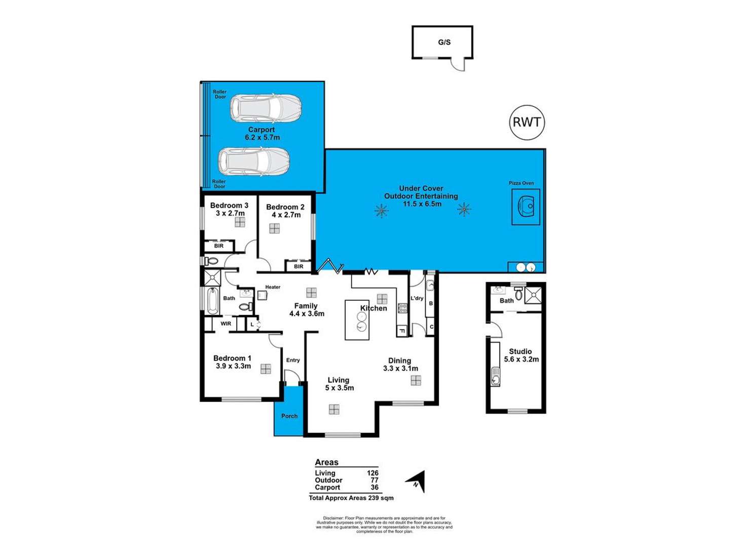 Floorplan of Homely house listing, 27 Dennis Street, Happy Valley SA 5159