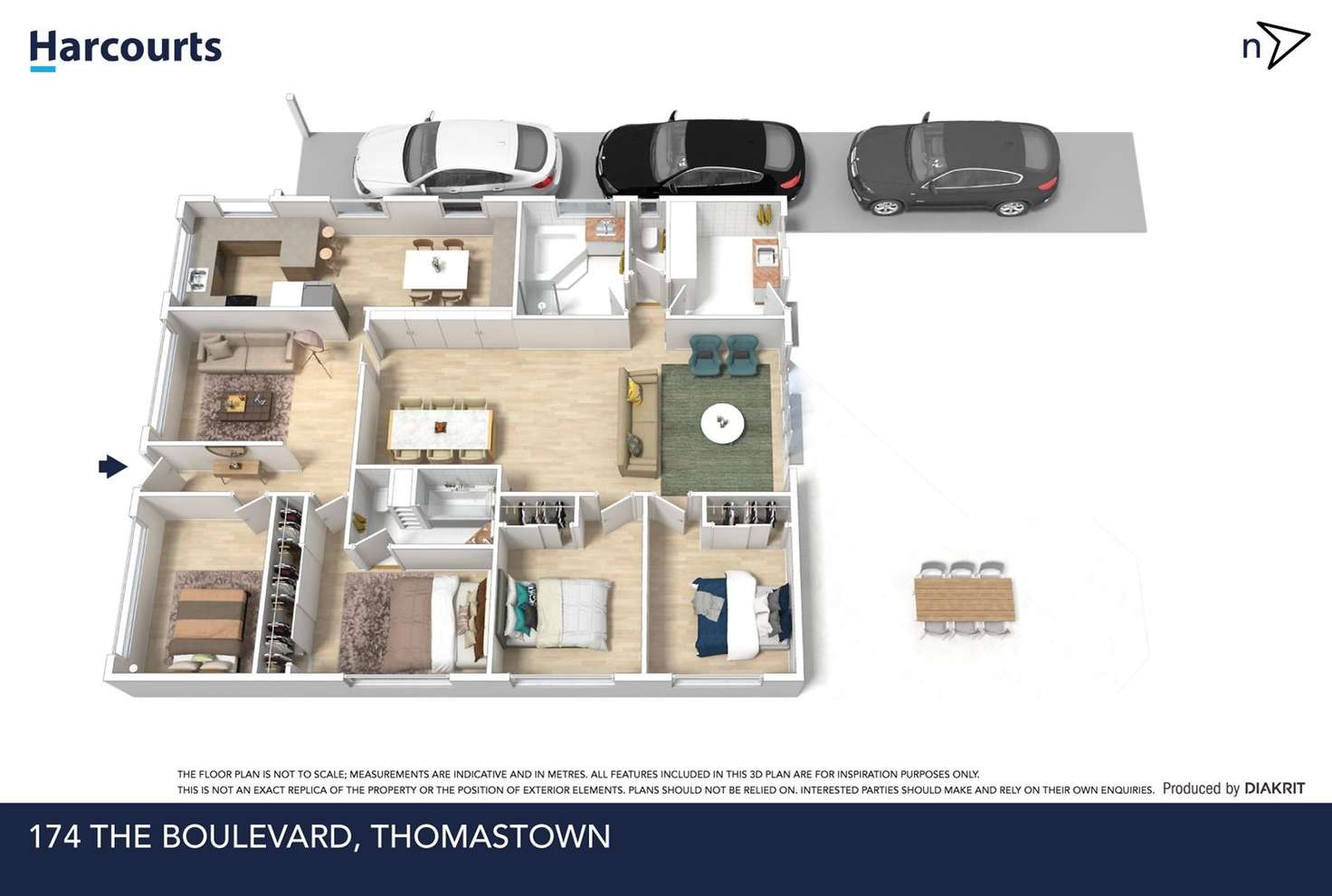 Floorplan of Homely house listing, 174 The Boulevard, Thomastown VIC 3074