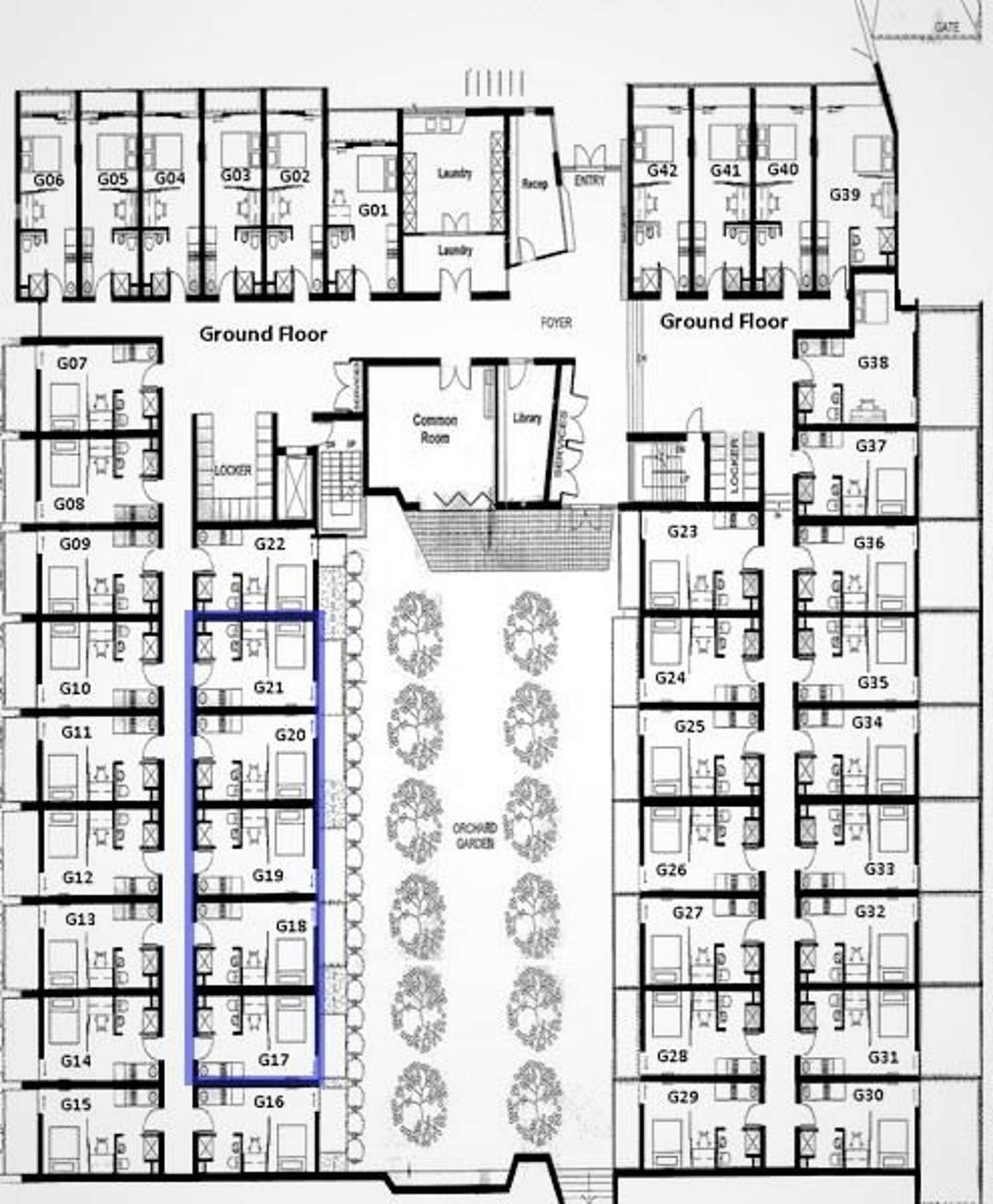 Floorplan of Homely studio listing, G17/386 Burwood Hwy, Burwood East VIC 3151