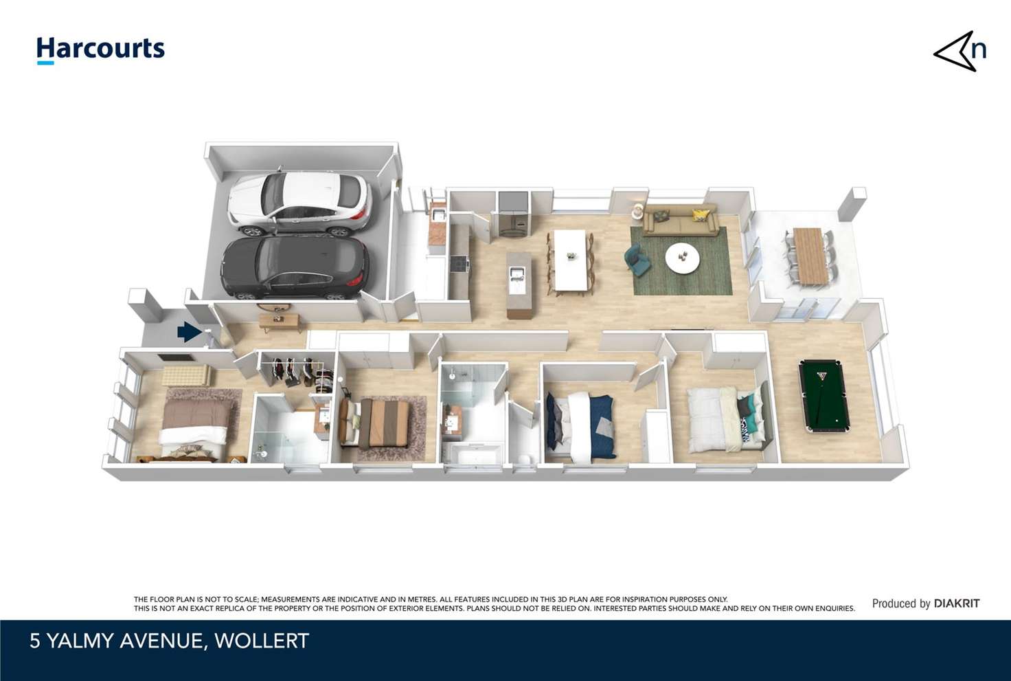 Floorplan of Homely house listing, 5 Yalmy Avenue, Wollert VIC 3750