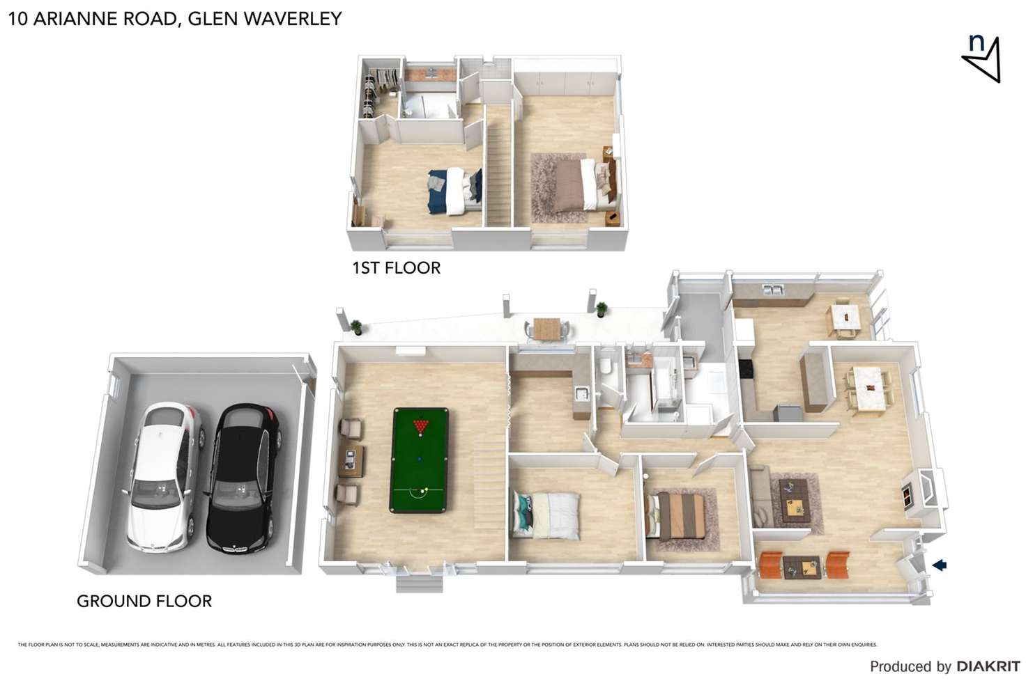 Floorplan of Homely house listing, 10 Arianne Road, Glen Waverley VIC 3150
