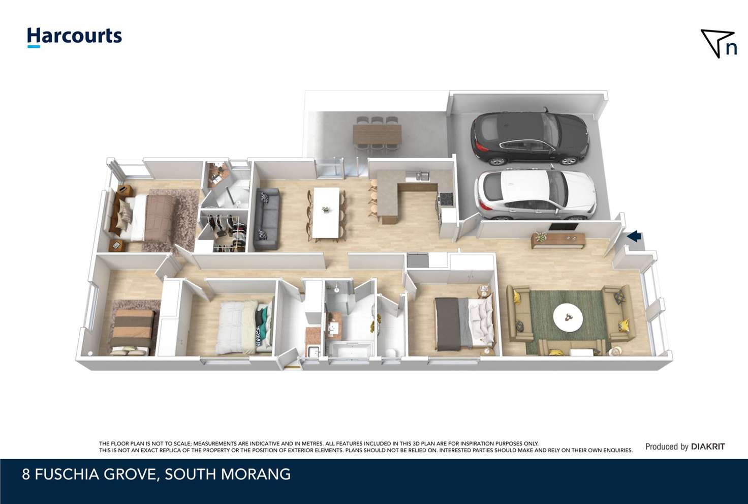 Floorplan of Homely house listing, 8 Fuschia Grove, South Morang VIC 3752