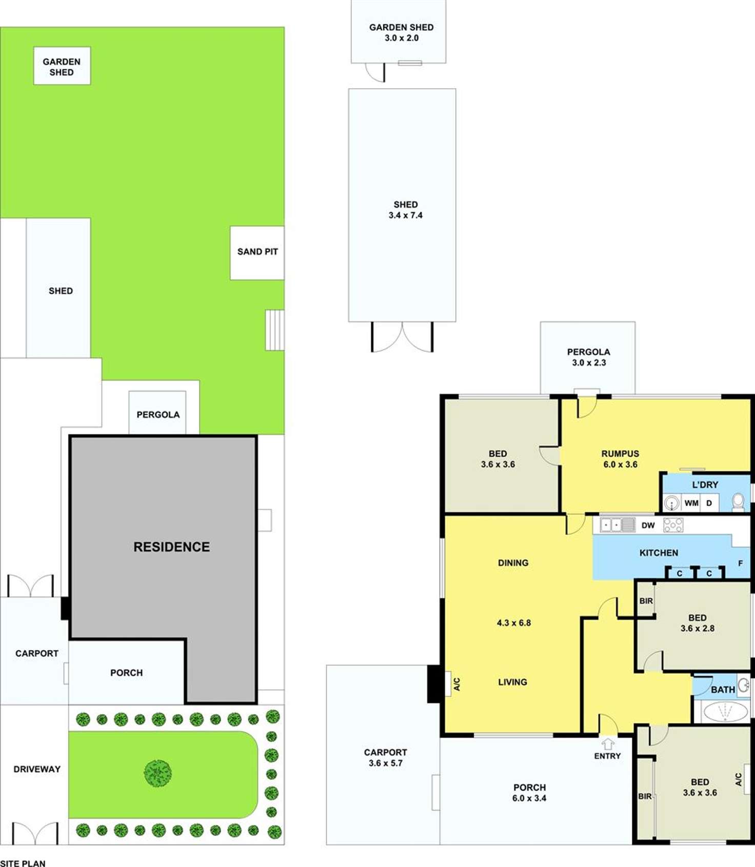 Floorplan of Homely house listing, 26 Arndell Street, Thomastown VIC 3074