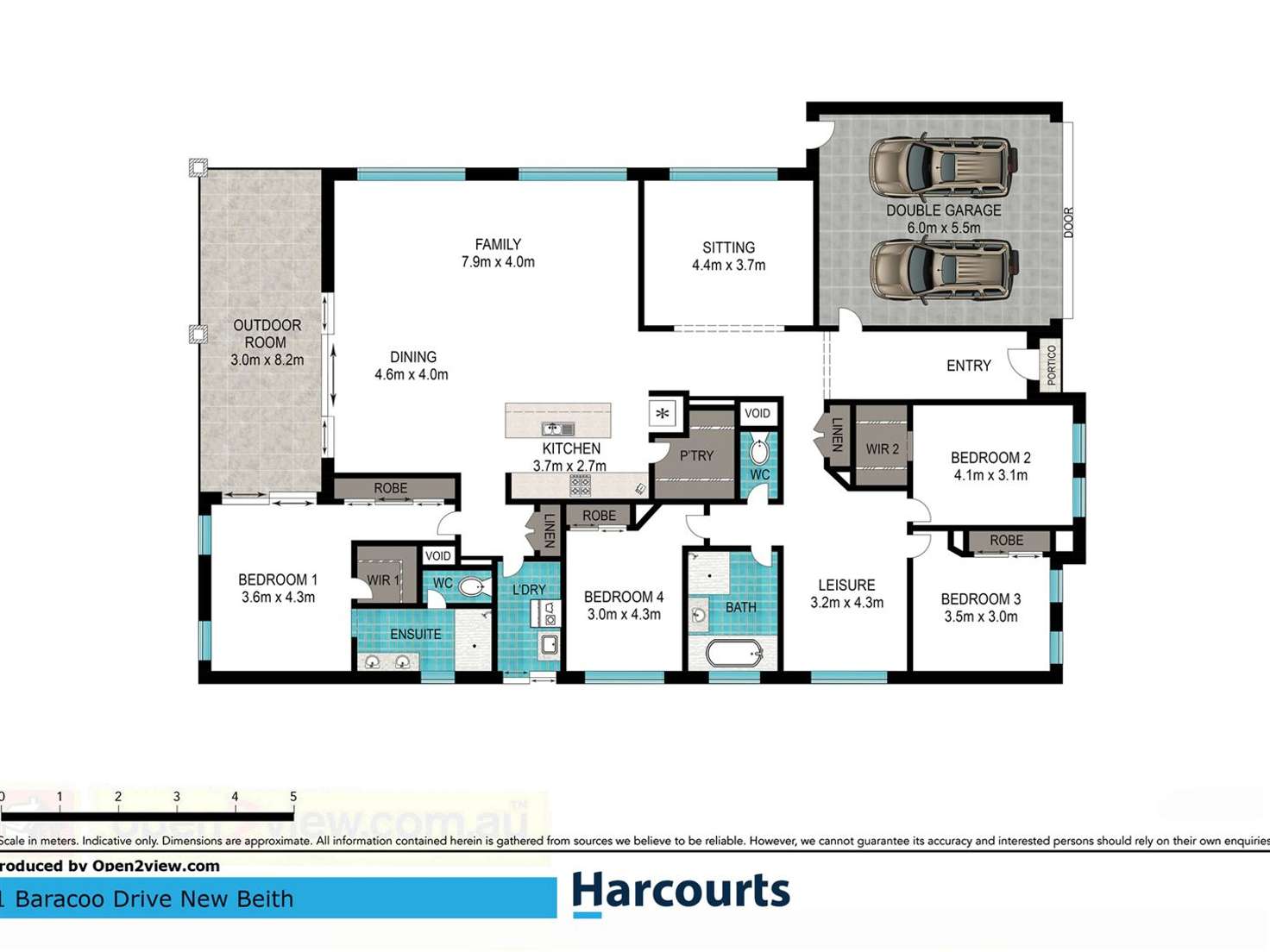 Floorplan of Homely acreageSemiRural listing, 1 Barcoo Drive, New Beith QLD 4124