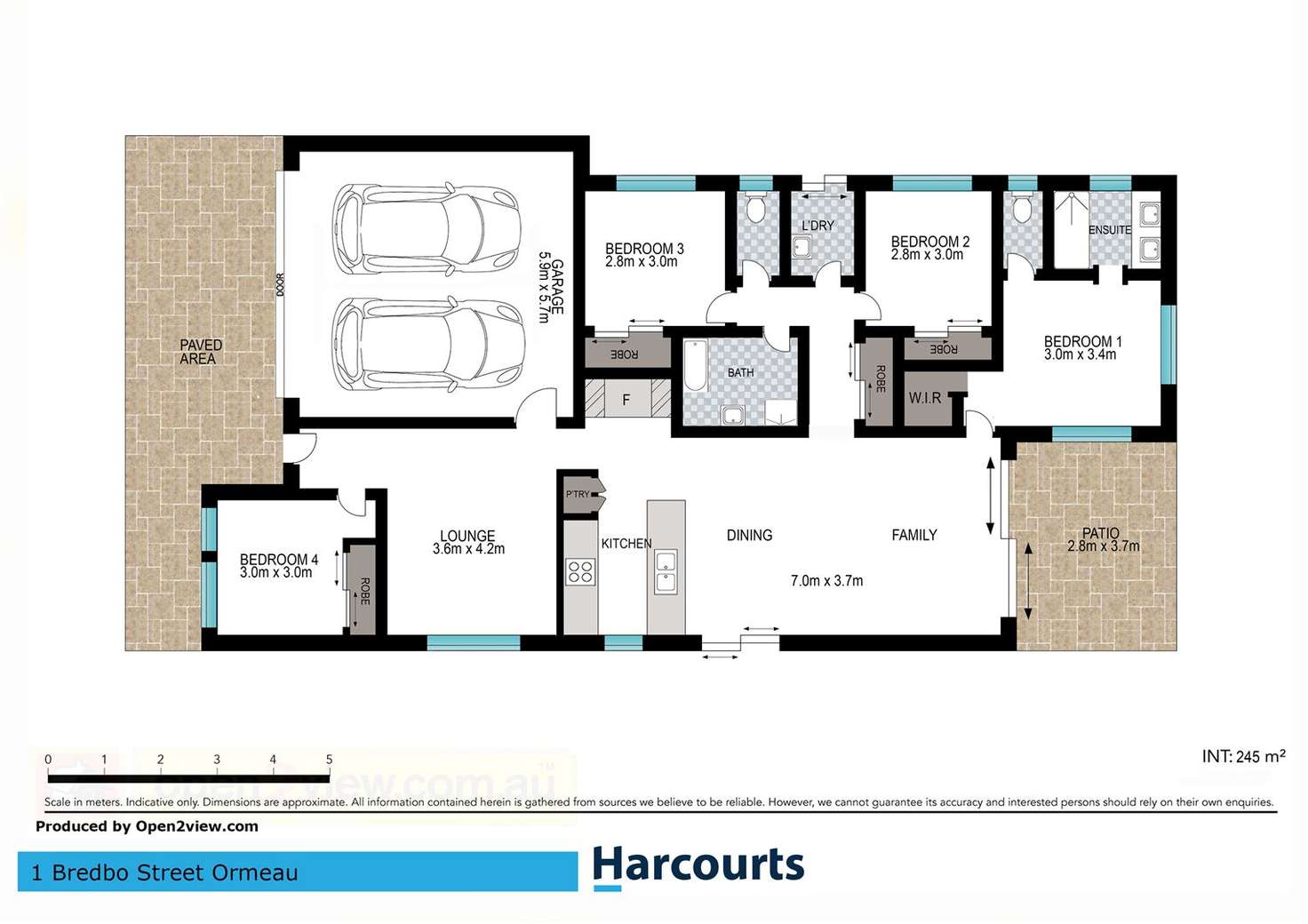 Floorplan of Homely house listing, 1 Bredbo Street, Ormeau Hills QLD 4208