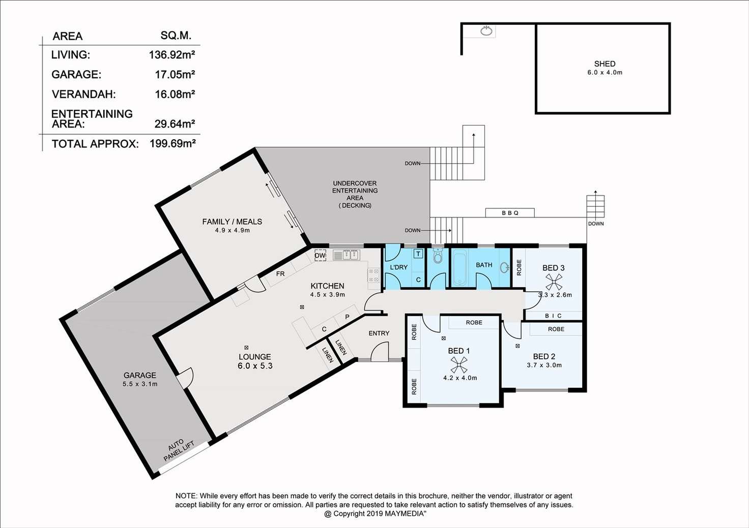 Floorplan of Homely house listing, 1 Waterview Crescent, O'halloran Hill SA 5158