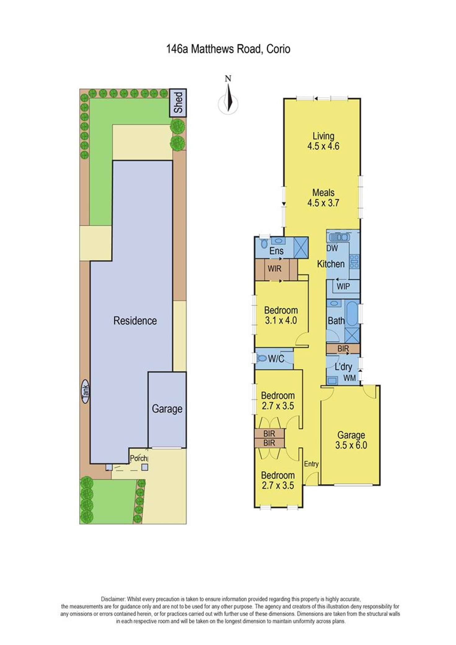 Floorplan of Homely unit listing, 146 A Matthews Road, Corio VIC 3214