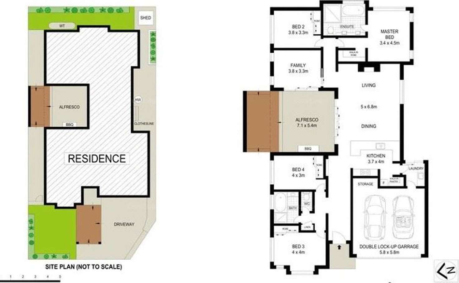 Floorplan of Homely house listing, 15 Feathertail Place, Gumdale QLD 4154