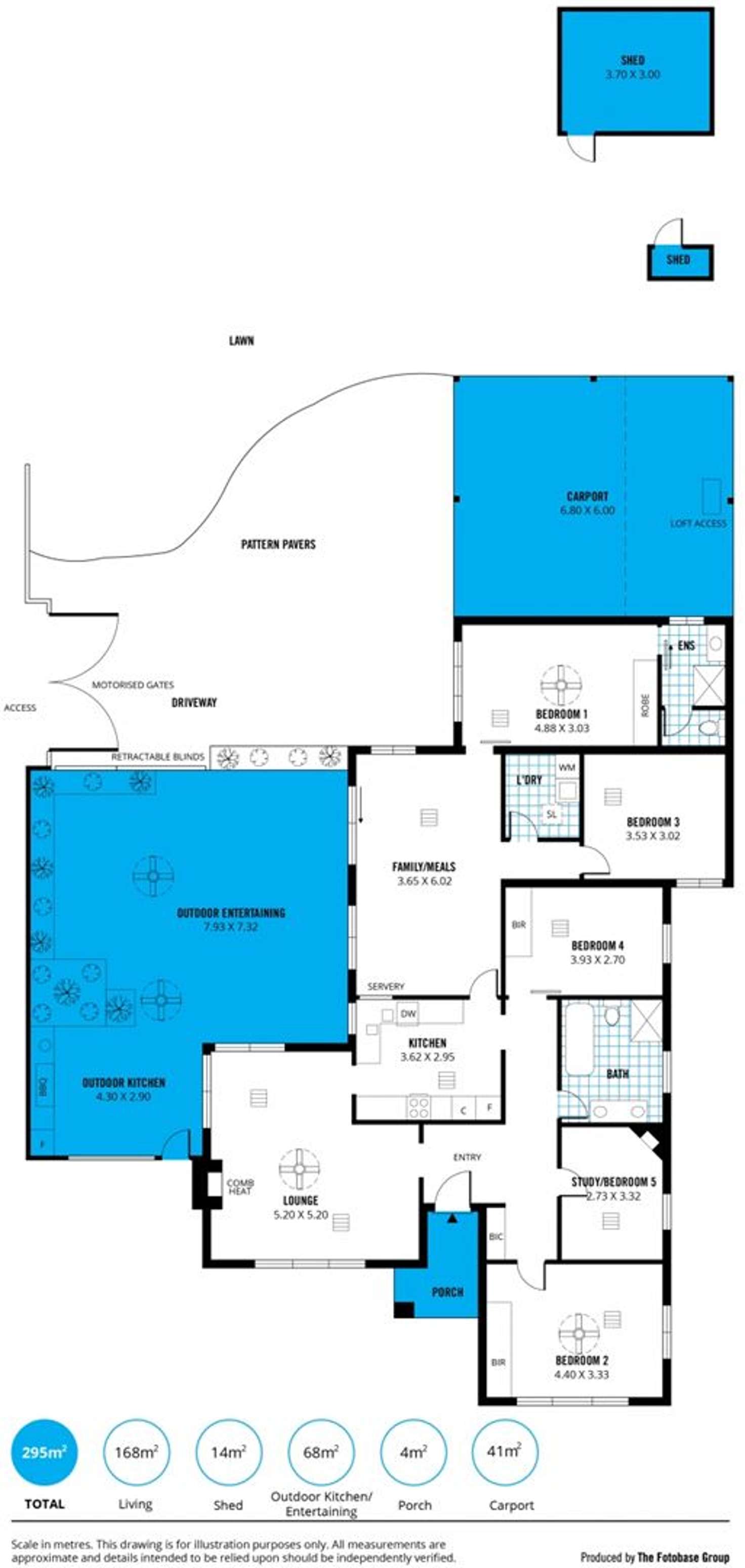 Floorplan of Homely house listing, 58 Caulfield Avenue, Cumberland Park SA 5041