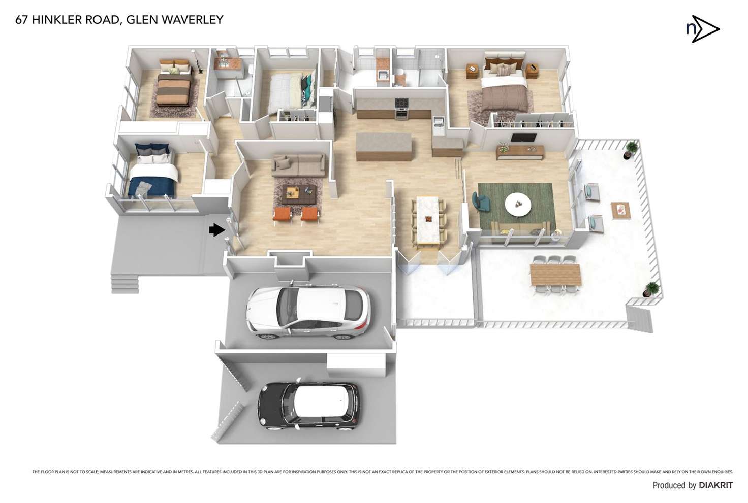 Floorplan of Homely house listing, 67 Hinkler Road, Glen Waverley VIC 3150