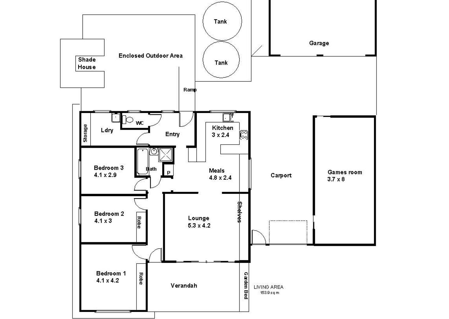 Floorplan of Homely house listing, 11 Fowles Street, Barmera SA 5345