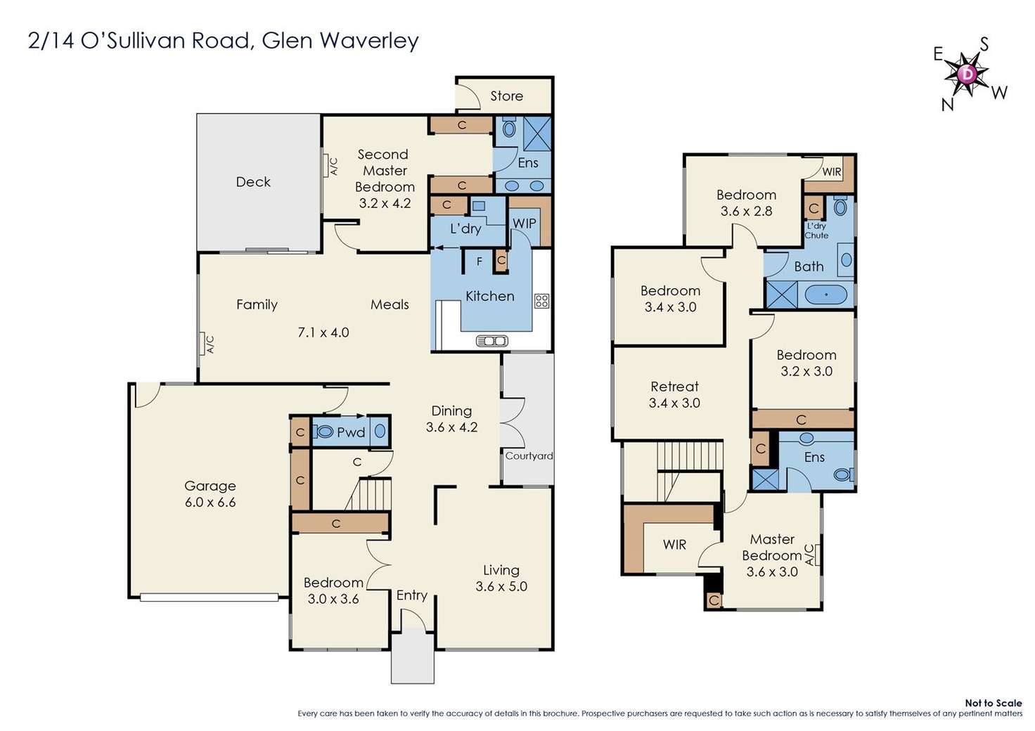 Floorplan of Homely house listing, 2/14 O'Sullivan Road, Glen Waverley VIC 3150