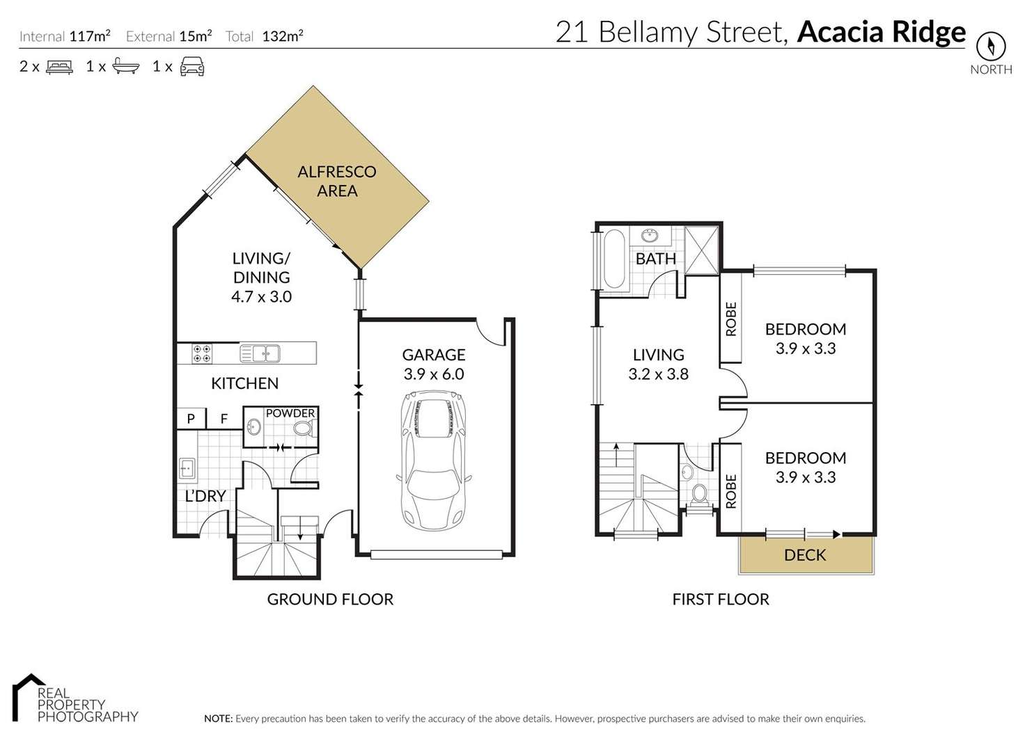 Floorplan of Homely townhouse listing, 4/21 Bellamy Street, Acacia Ridge QLD 4110