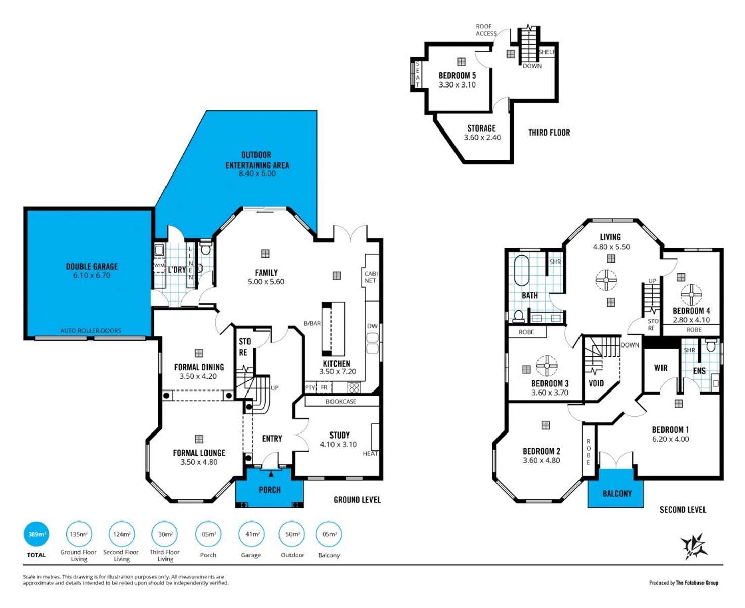 Floorplan of Homely house listing, 6 Teal Court, Flagstaff Hill SA 5159