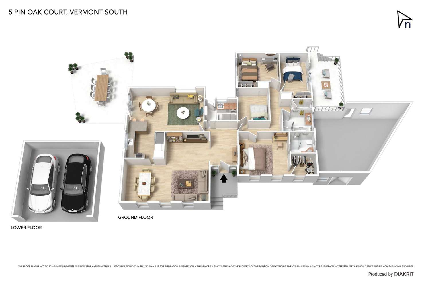 Floorplan of Homely house listing, 5 Pin Oak Court, Vermont South VIC 3133