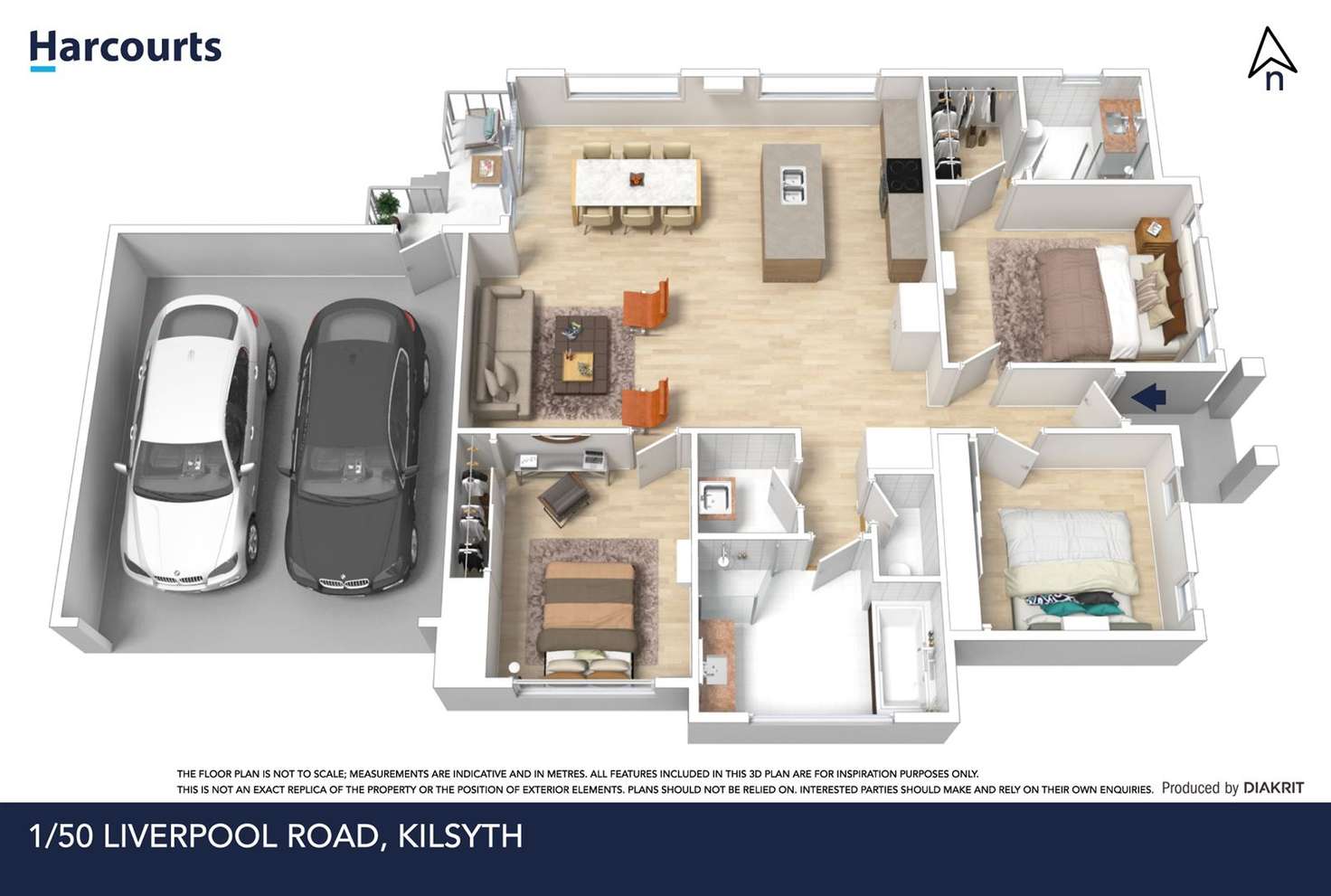 Floorplan of Homely unit listing, 1/50 Liverpool Road, Kilsyth VIC 3137