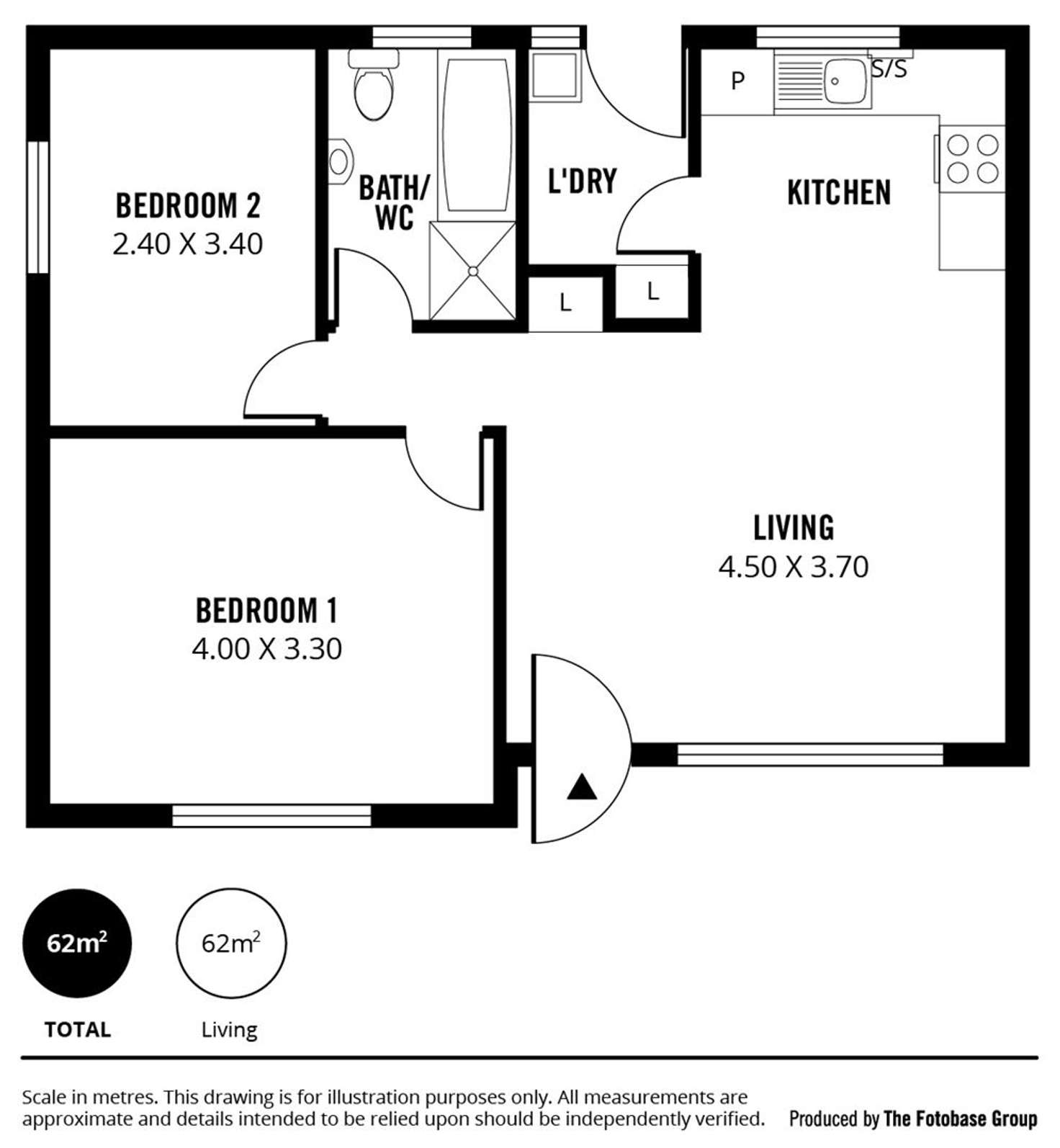 Floorplan of Homely unit listing, 3/20 Brussels Street, Broadview SA 5083