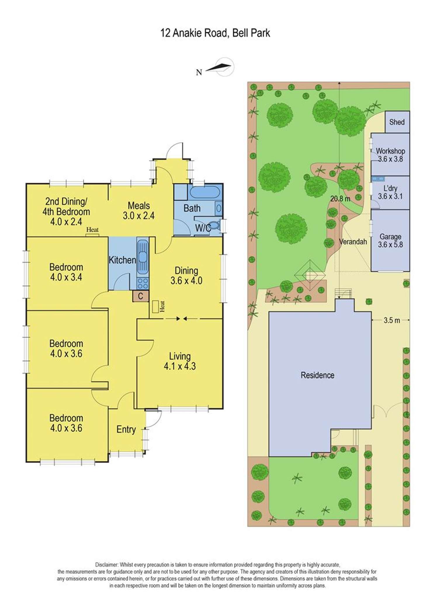 Floorplan of Homely house listing, 12 Anakie Road, Bell Park VIC 3215