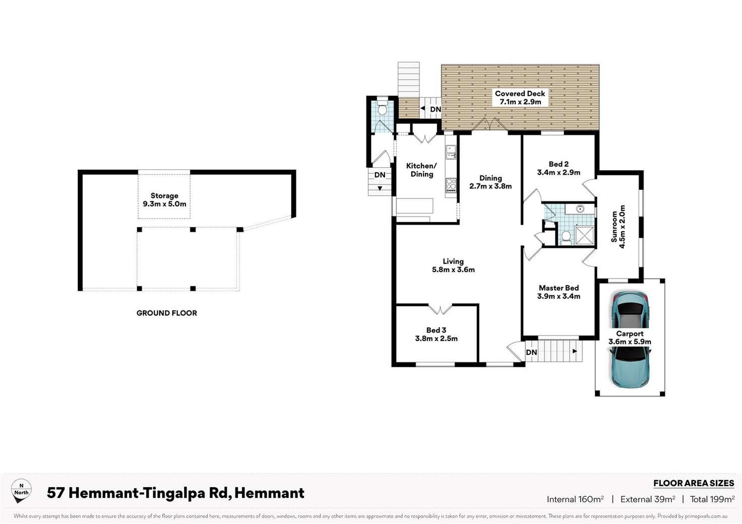 Floorplan of Homely house listing, 57 Hemmant-Tingalpa Road, Hemmant QLD 4174