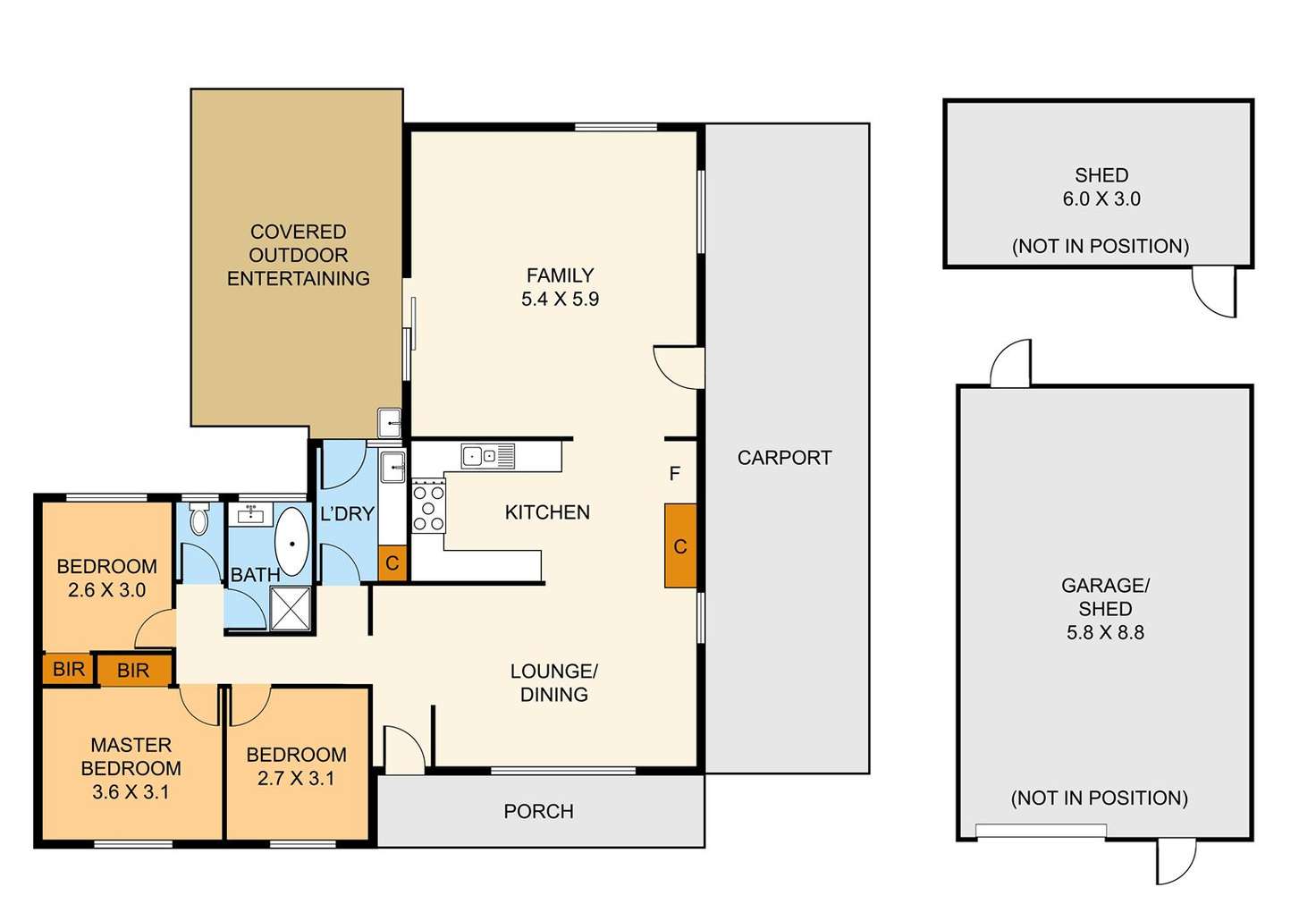 Floorplan of Homely house listing, 14 Collier Road, Kilsyth South VIC 3137