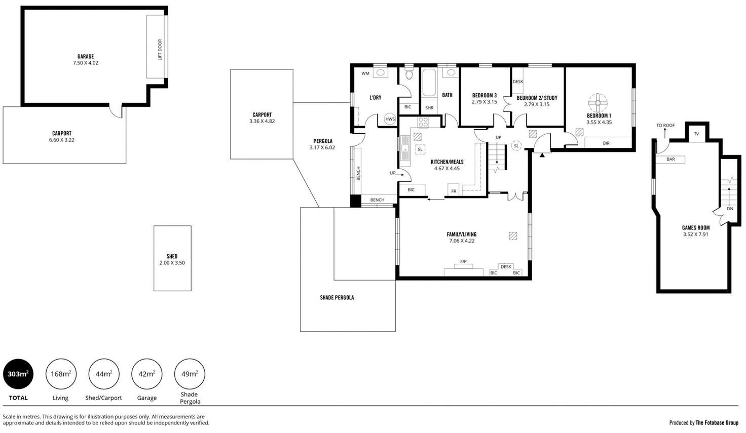 Floorplan of Homely house listing, 334 Military Road, Semaphore Park SA 5019