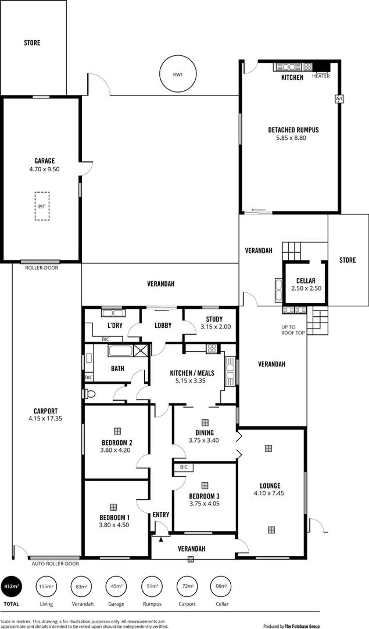 Floorplan of Homely house listing, 2 Thornton Street, Findon SA 5023