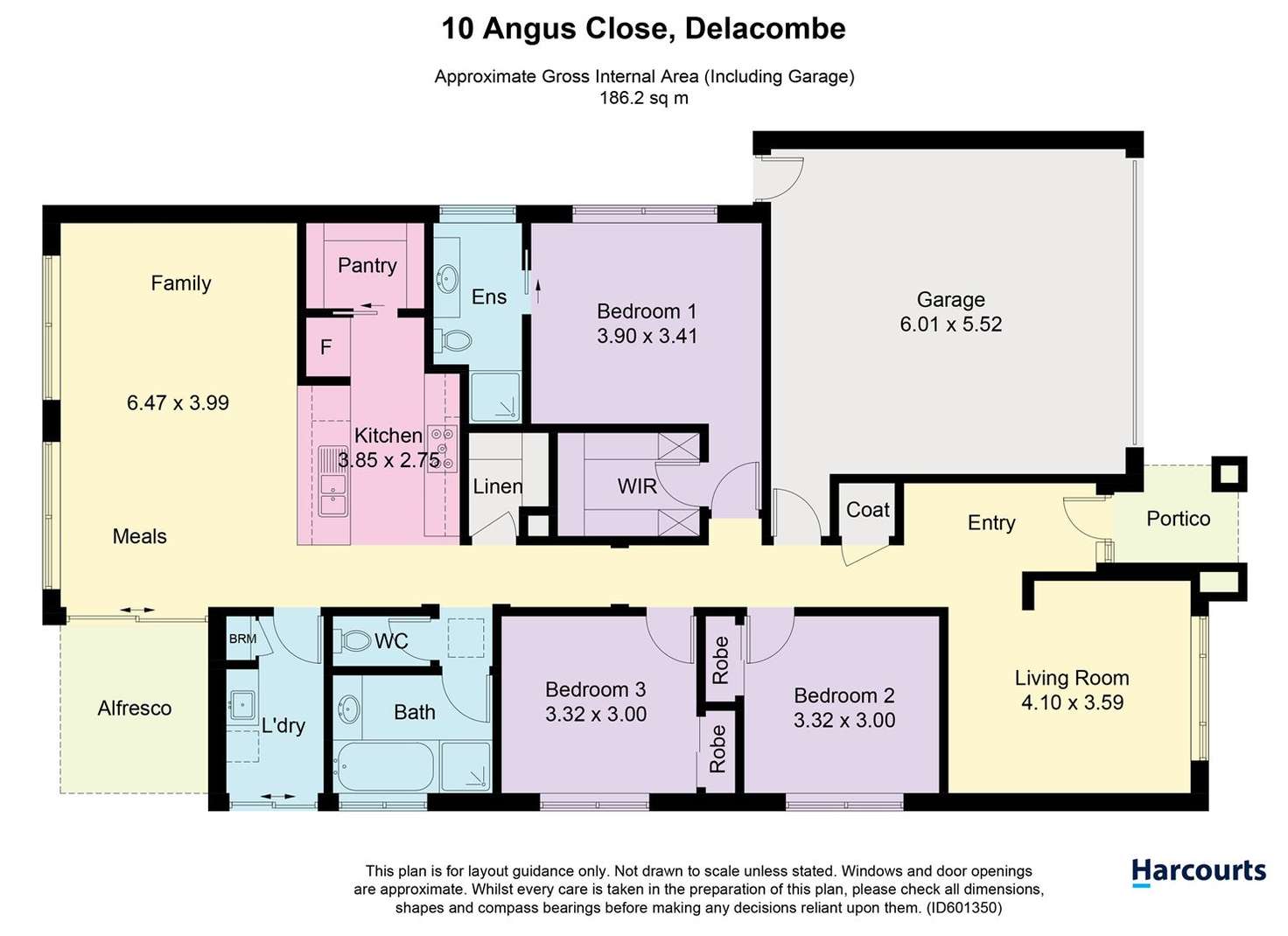 Floorplan of Homely house listing, 10 Angus Close, Delacombe VIC 3356