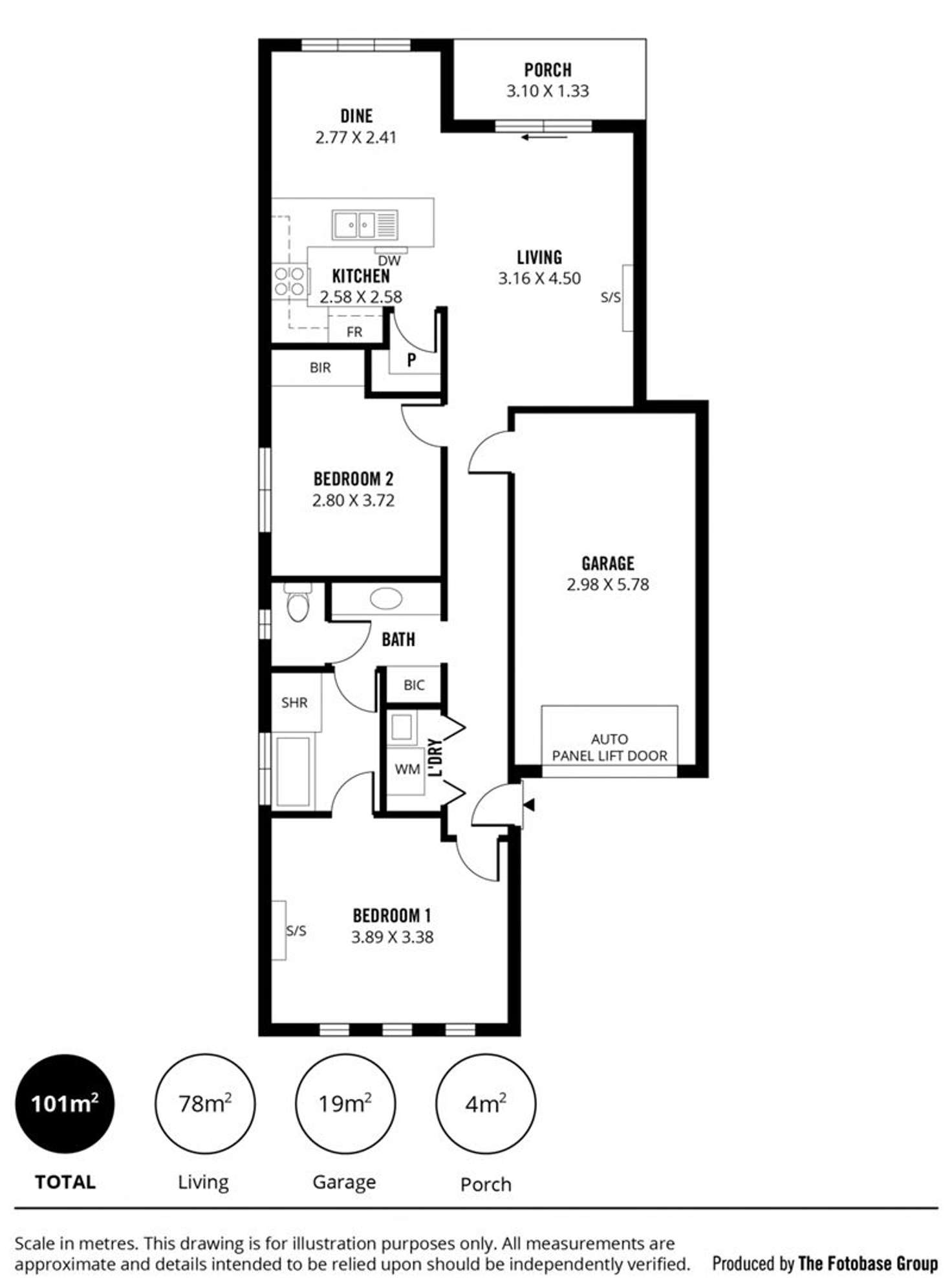 Floorplan of Homely house listing, 1/53 Alicia Street, Athol Park SA 5012