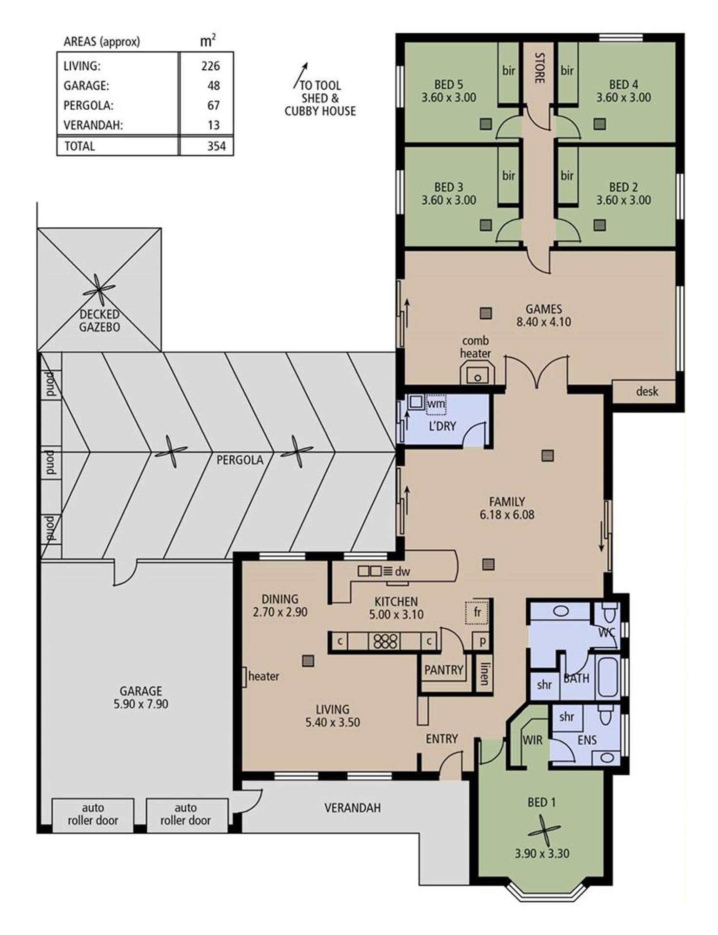 Floorplan of Homely house listing, 31 Horseshoe Drive, Woodcroft SA 5162