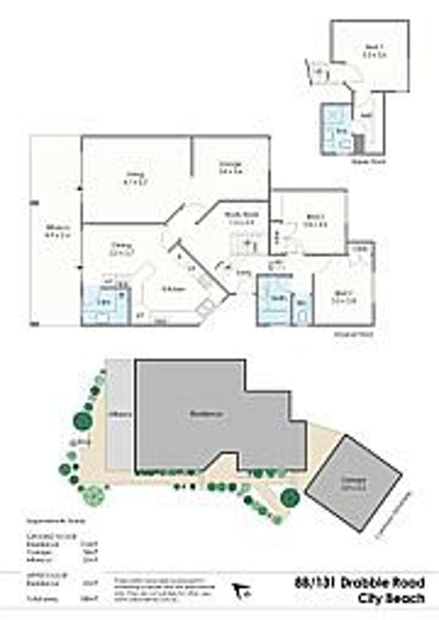 Floorplan of Homely townhouse listing, 8b/131 Drabble rd, City Beach WA 6015