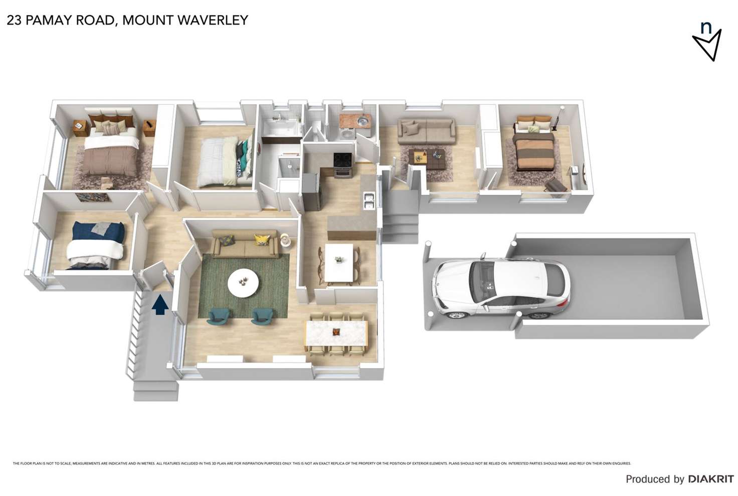 Floorplan of Homely house listing, 23 Pamay Road, Mount Waverley VIC 3149