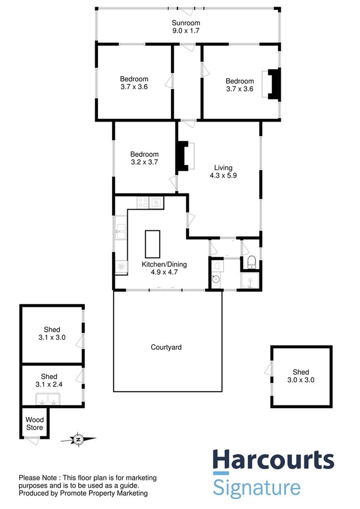 Floorplan of Homely house listing, 2 Napoleon Street, Richmond TAS 7025