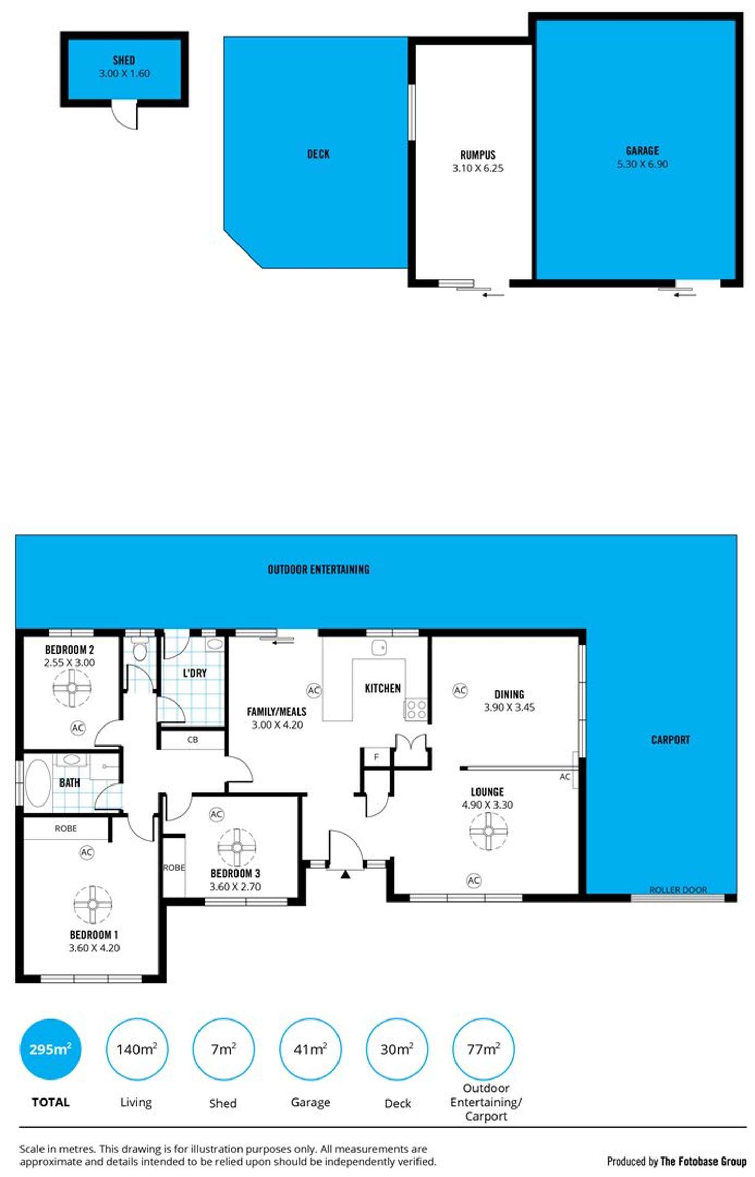 Floorplan of Homely house listing, 22 Ogwell Crescent, Reynella East SA 5161
