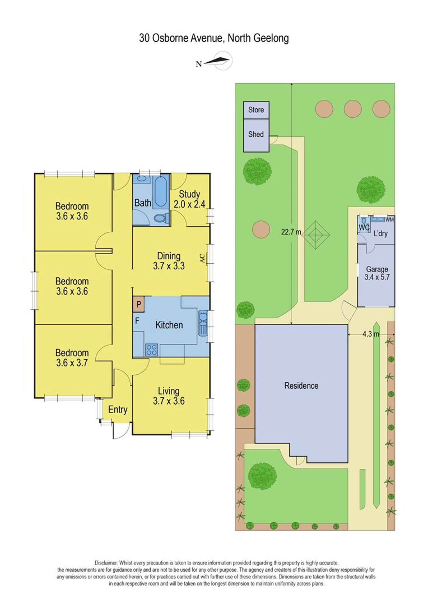 Floorplan of Homely house listing, 30 Osborne Avenue, North Geelong VIC 3215