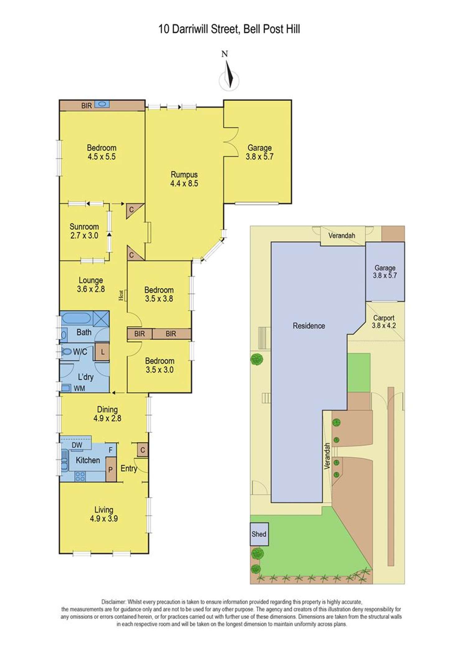 Floorplan of Homely house listing, 10 Darriwill Street, Bell Post Hill VIC 3215