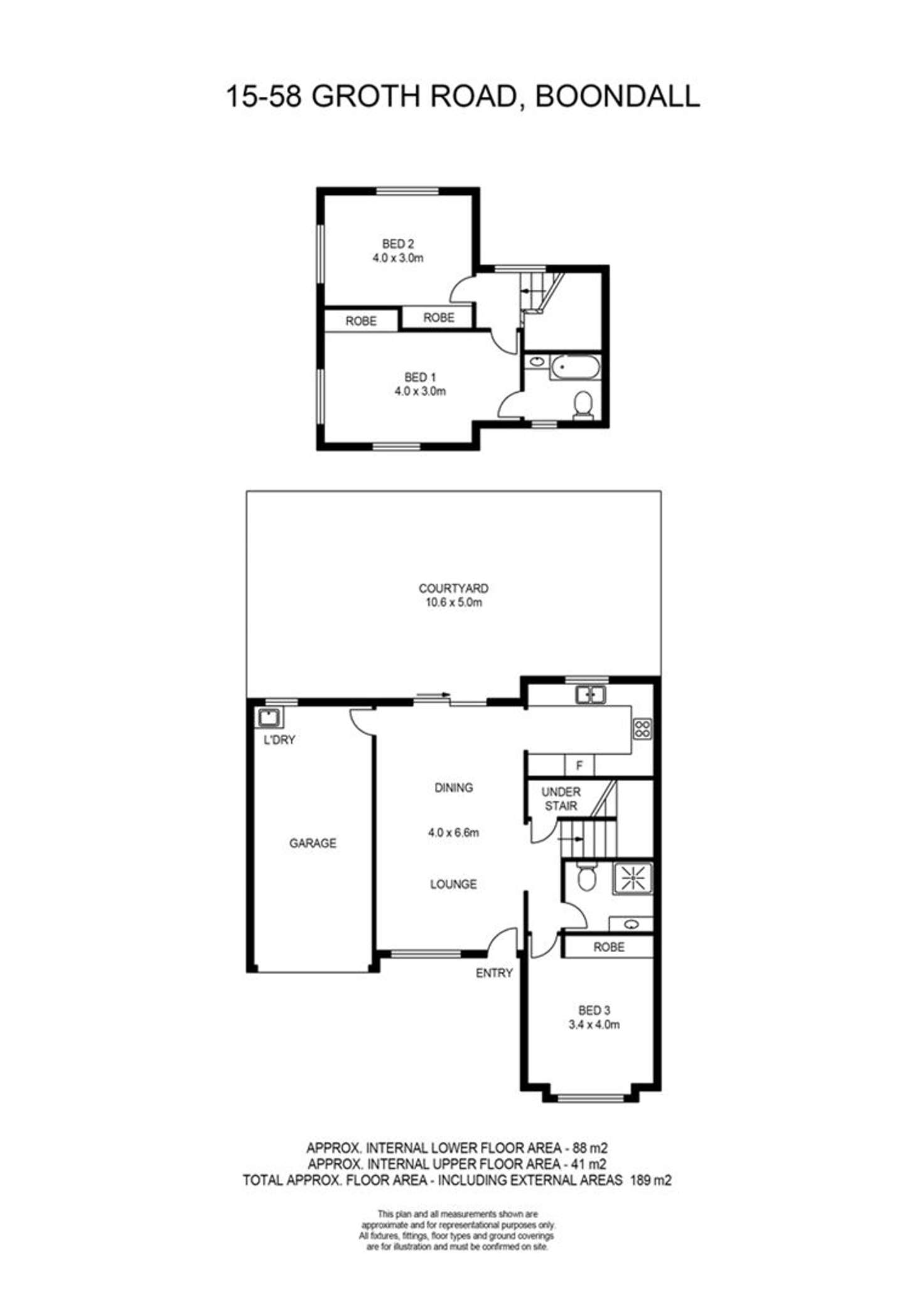 Floorplan of Homely townhouse listing, 15/58 Groth Road, Boondall QLD 4034