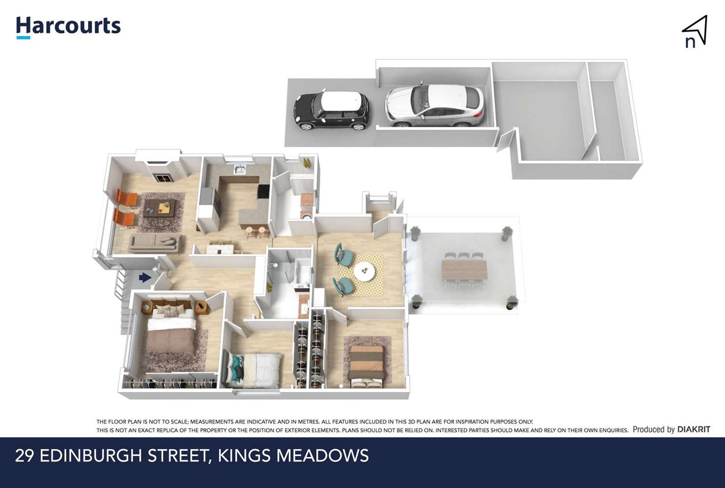 Floorplan of Homely house listing, 29 Edinburgh Street, Kings Meadows TAS 7249