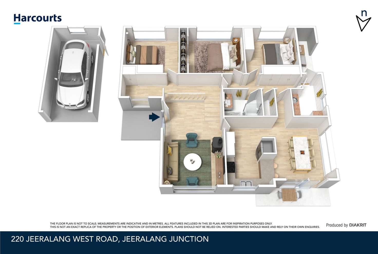 Floorplan of Homely acreageSemiRural listing, 220 Jeeralang West Road, Jeeralang Junction VIC 3840