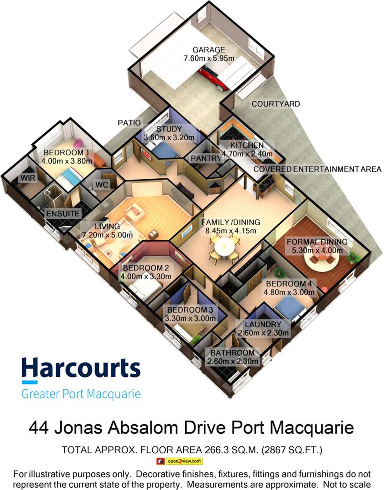 Floorplan of Homely house listing, 44 Jonas Absalom Drive, Port Macquarie NSW 2444