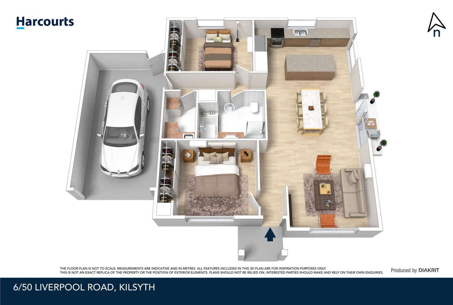 Floorplan of Homely unit listing, 6/50 Liverpool Road, Kilsyth VIC 3137