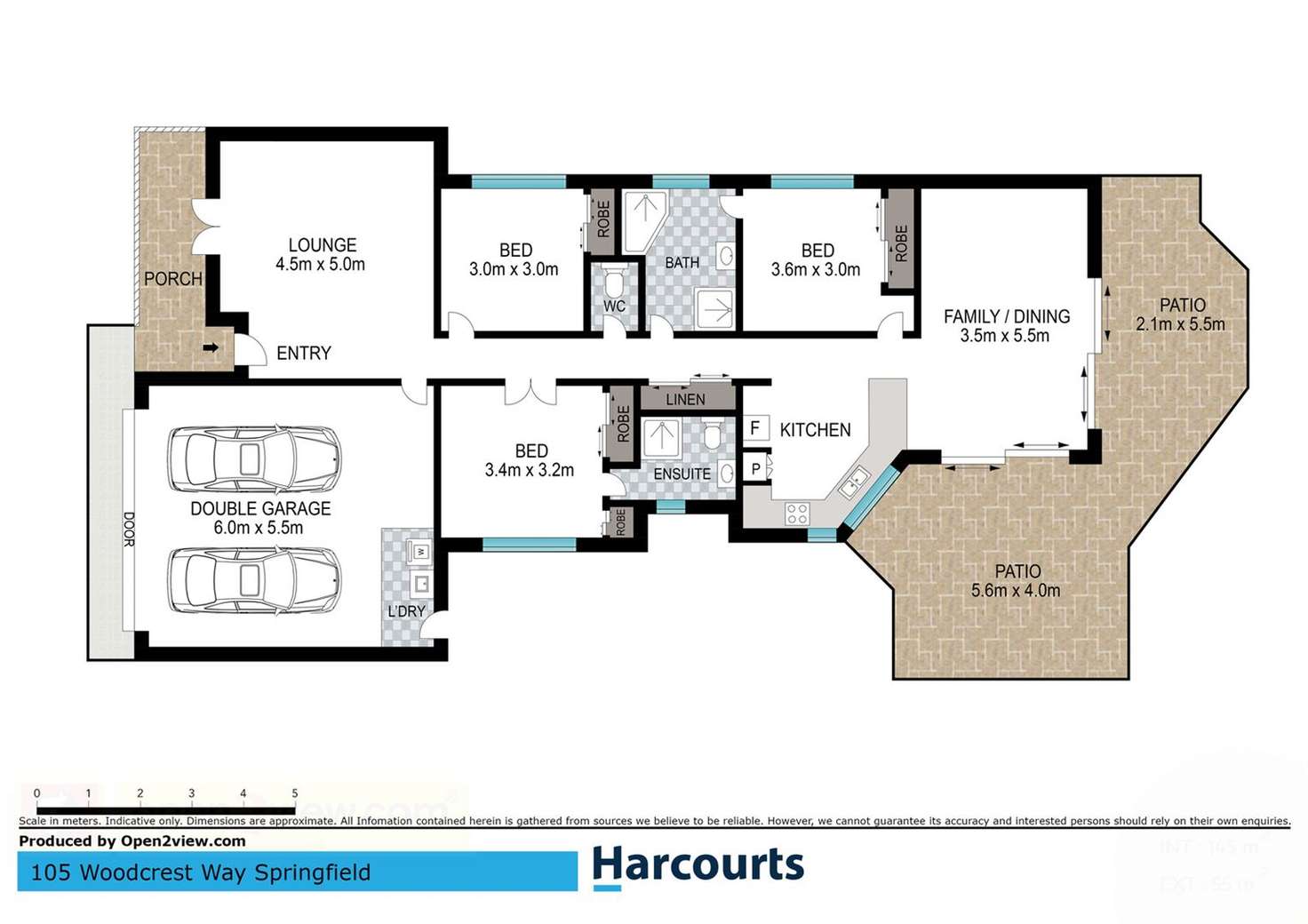 Floorplan of Homely house listing, 105 Woodcrest Way, Springfield QLD 4300